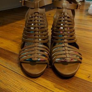 Madden girl leathery heels